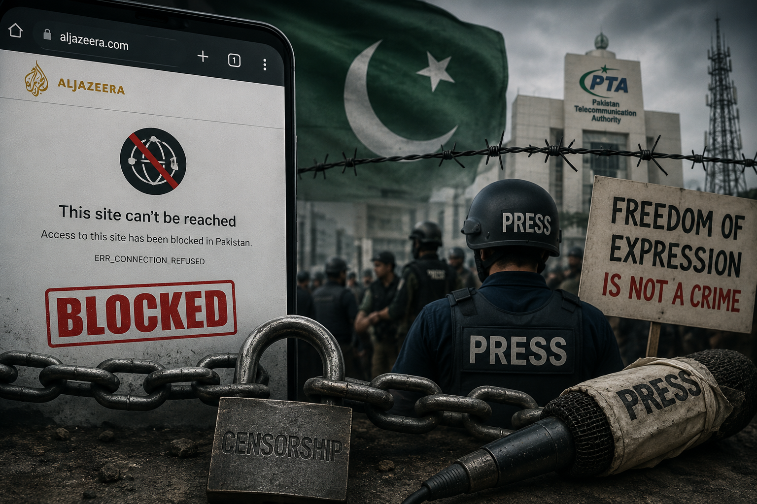 Pakistan’s Shrinking Civic Space: Media Restrictions and Human Rights Concerns
