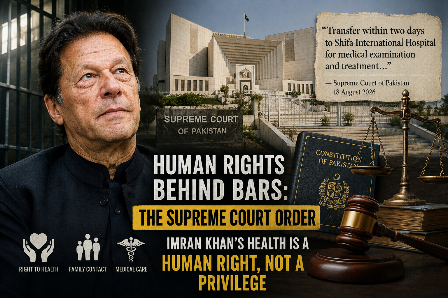 Imran Khan’s Health Is a Human Rights Issue, Not a Political Privilege
